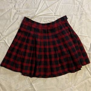 plaid skirt